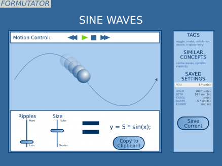 Formutator Sine Function Page